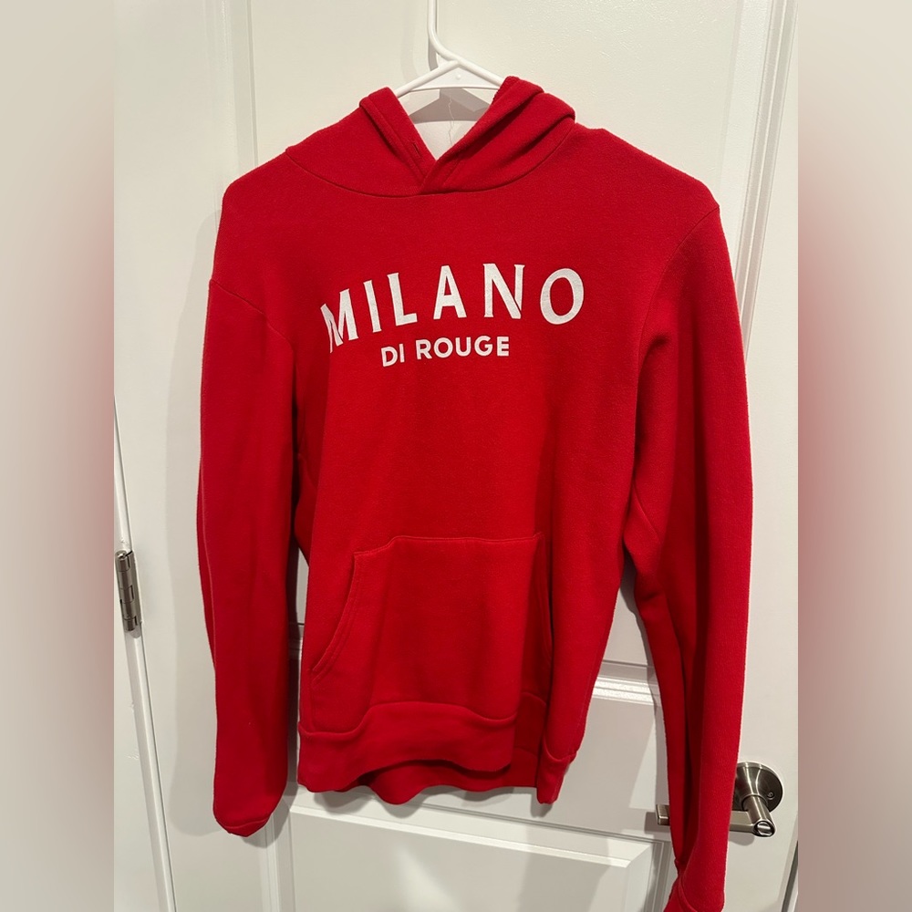 Red Milano Hoodie - Picture 1 of 3
